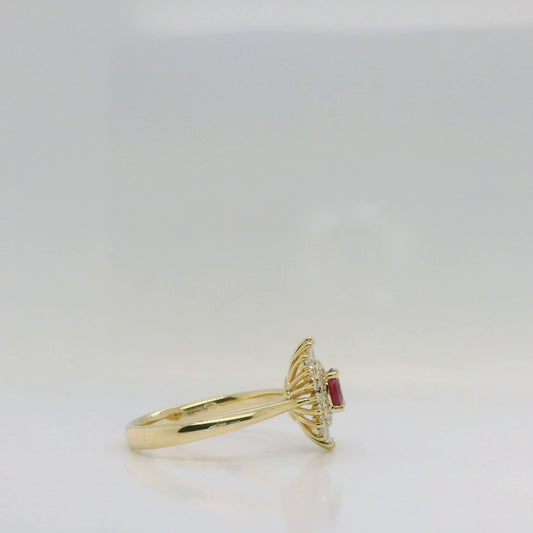 Ruby Cluster Ring
