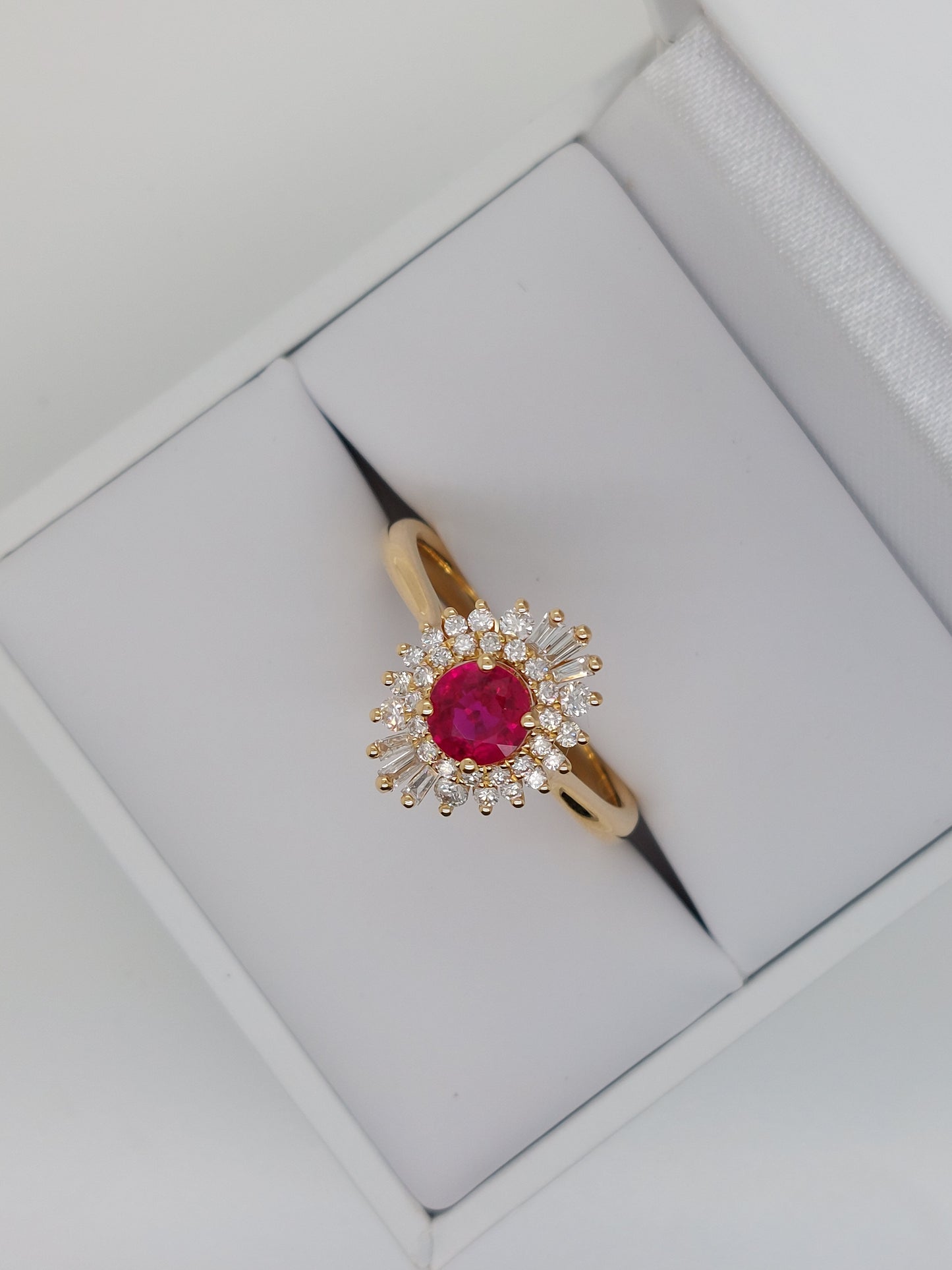 Ruby Cluster Ring