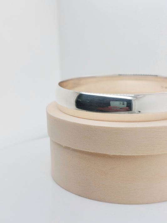 Half Round Wide Bangle