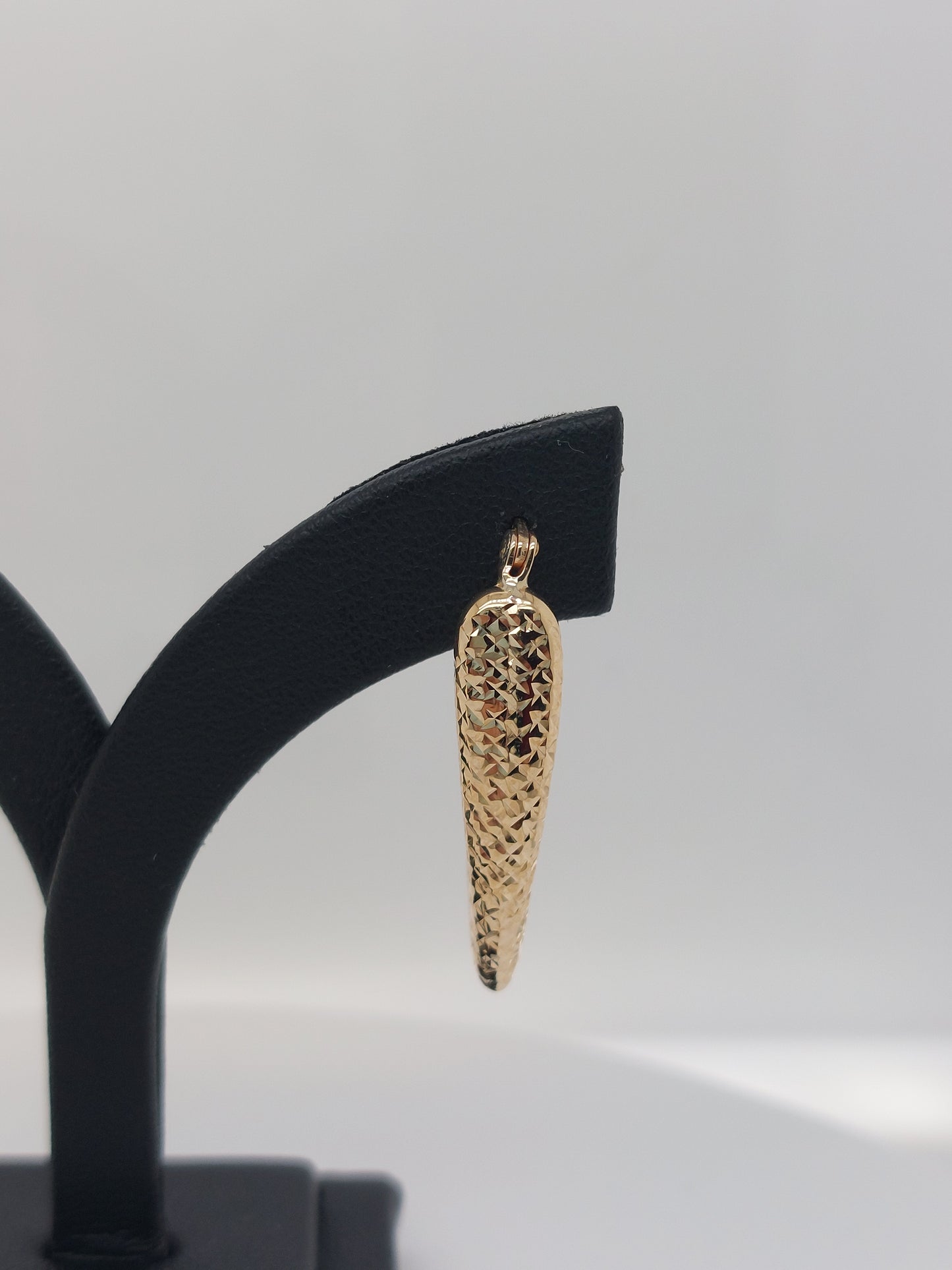 Textured V-Shape Earrings