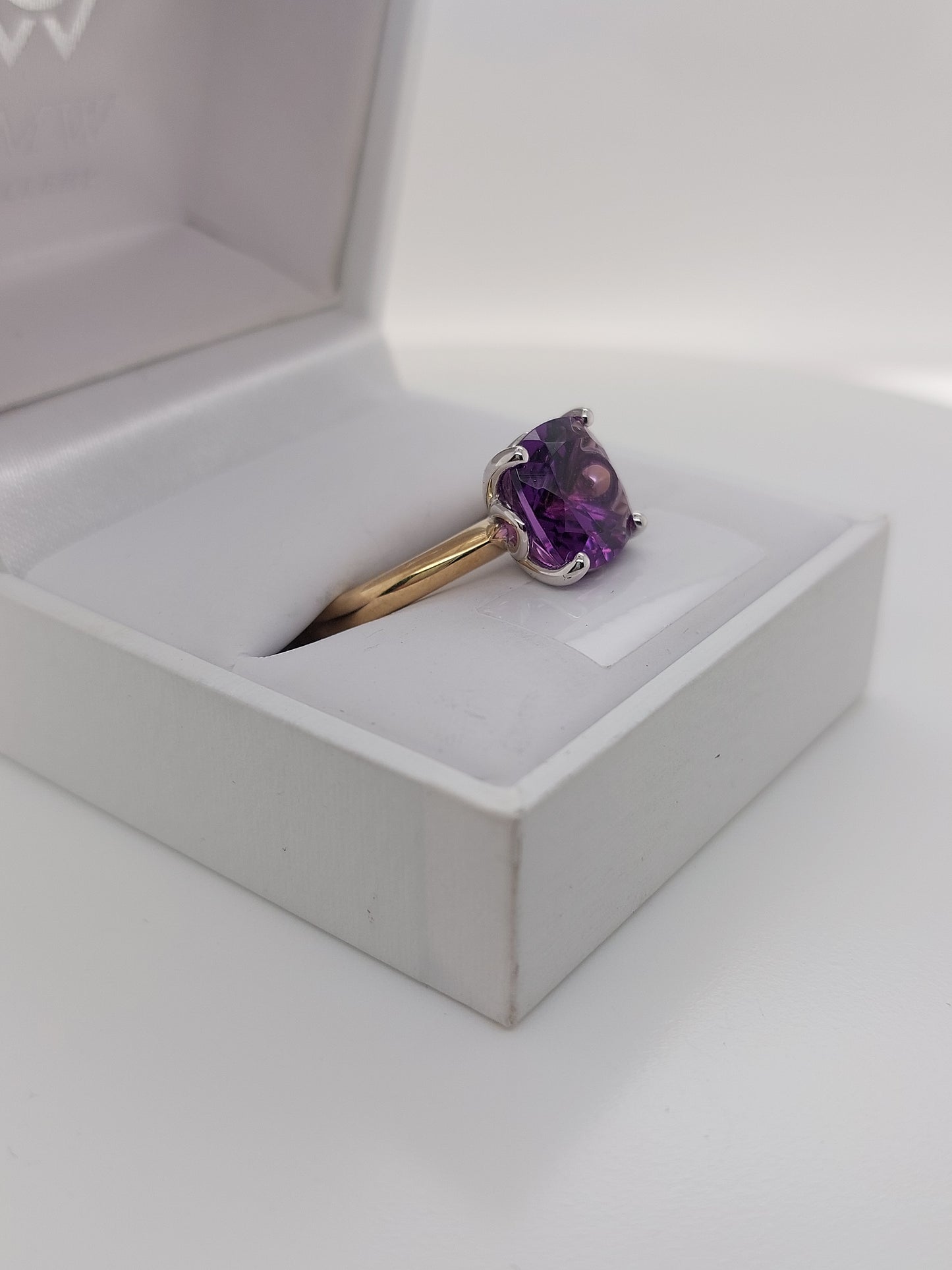 Square Amethyst Ring