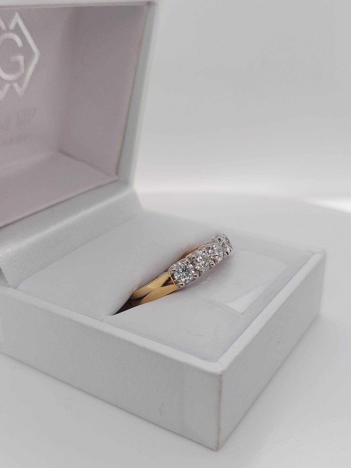 Round 5 Stone Diamond Ring