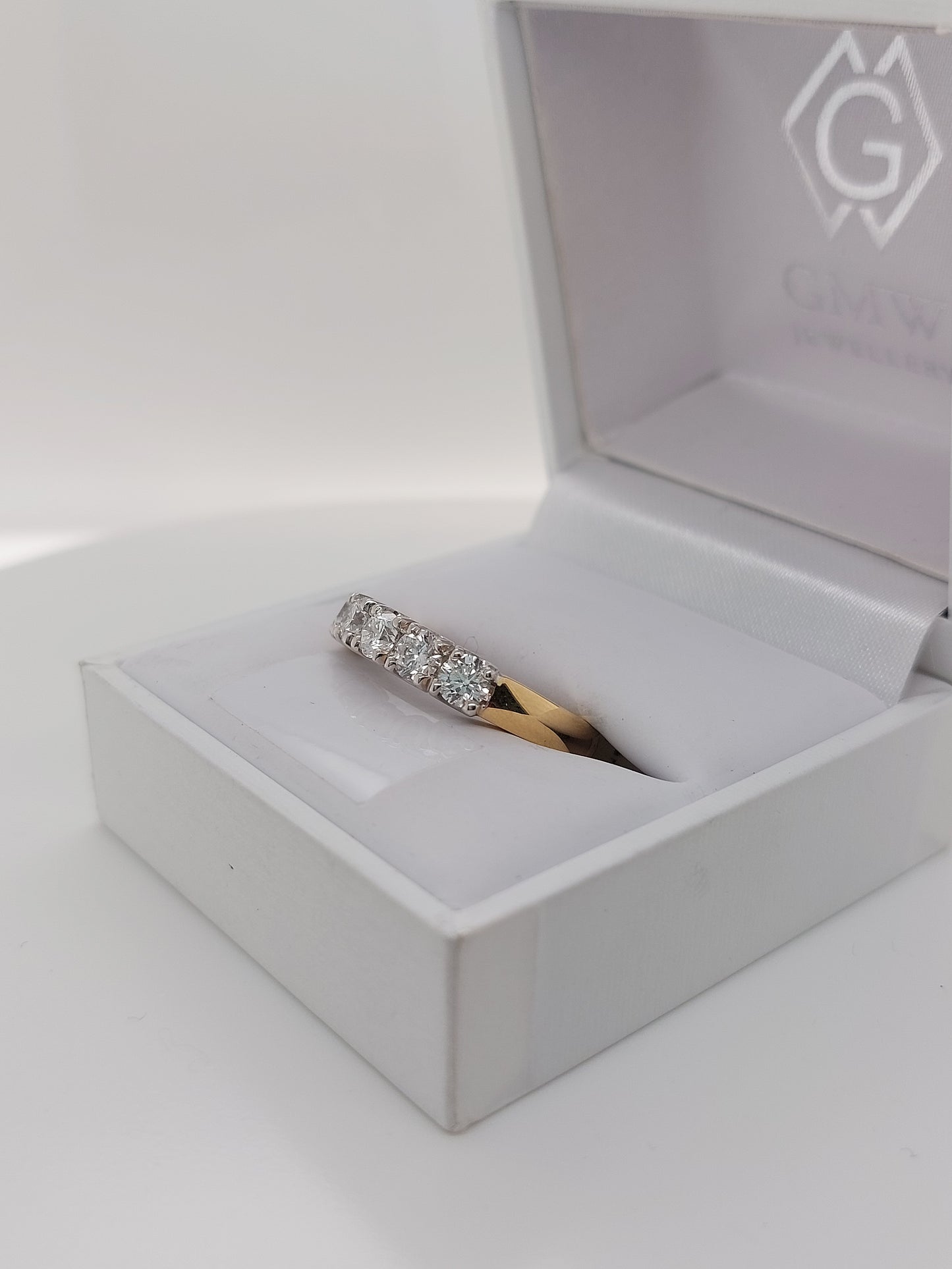 Round 5 Stone Diamond Ring