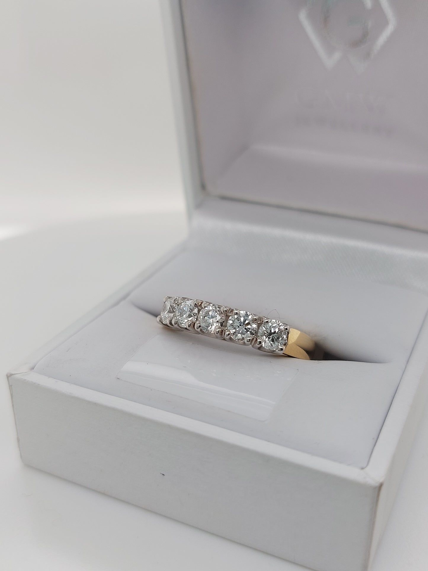 Round 5 Stone Diamond Ring