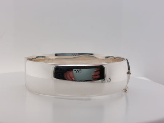 Wide Hinged Bangle