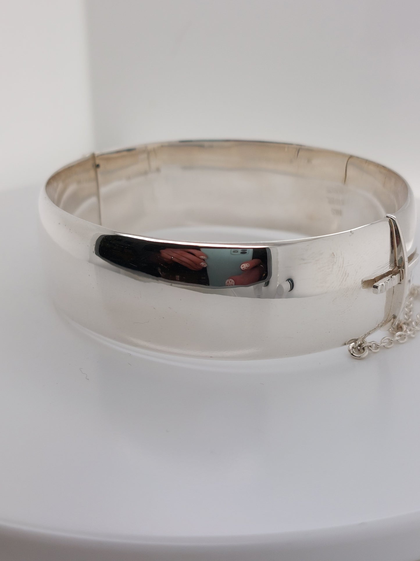 Wide Hinged Bangle