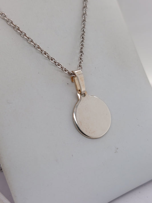 Round Disc Pendant