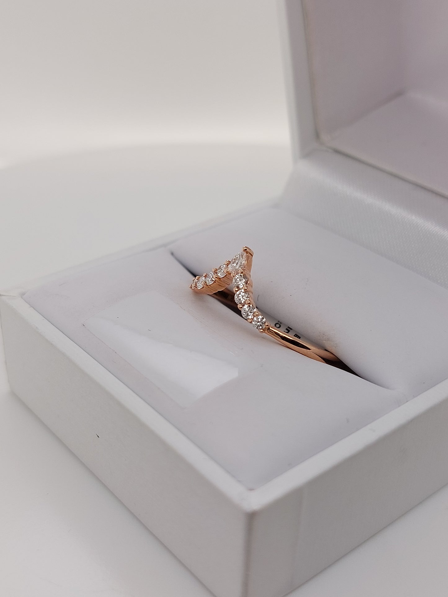 Rose Gold Wishbone Ring