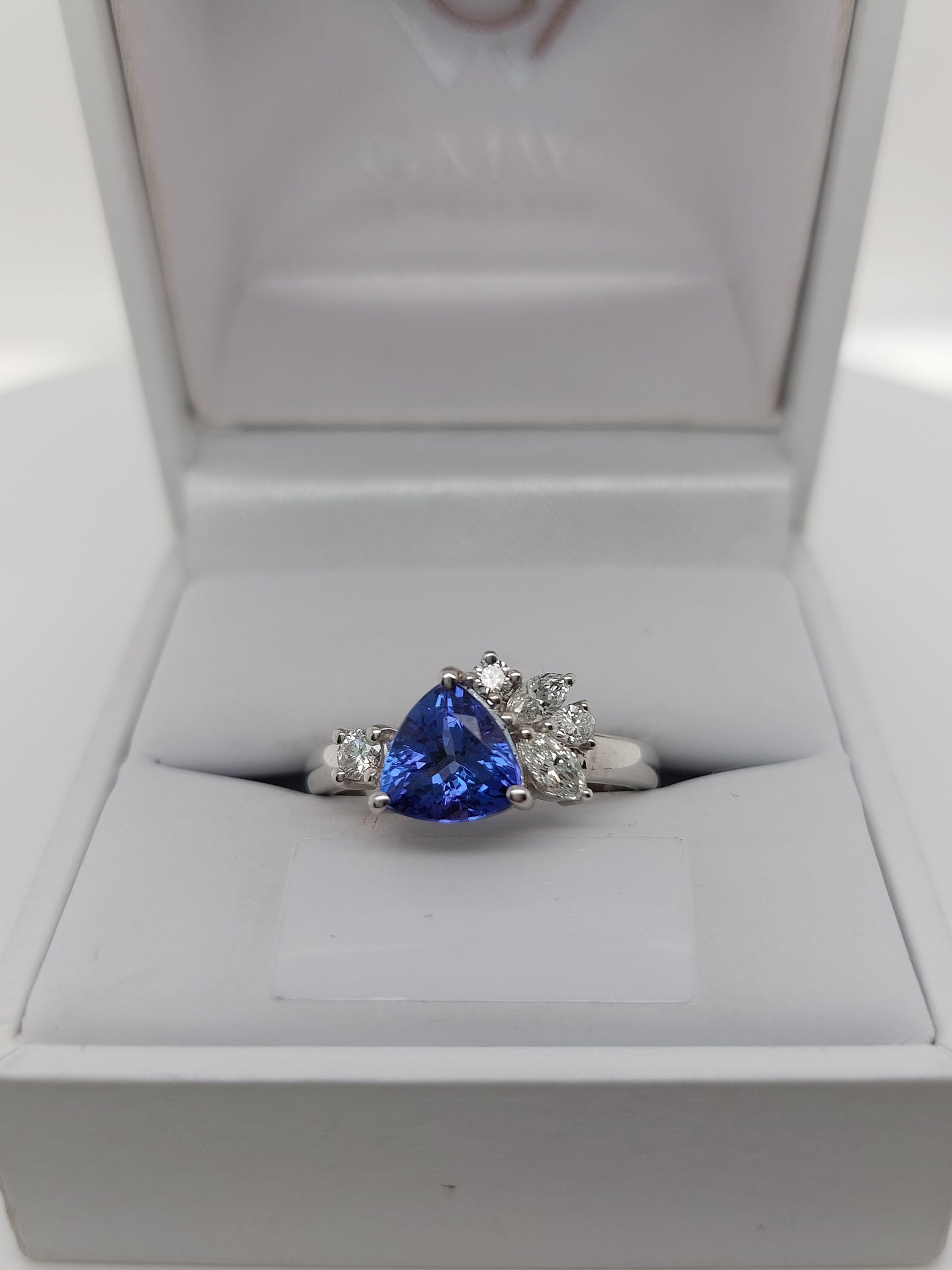 Tanzanite Trilliant Ring