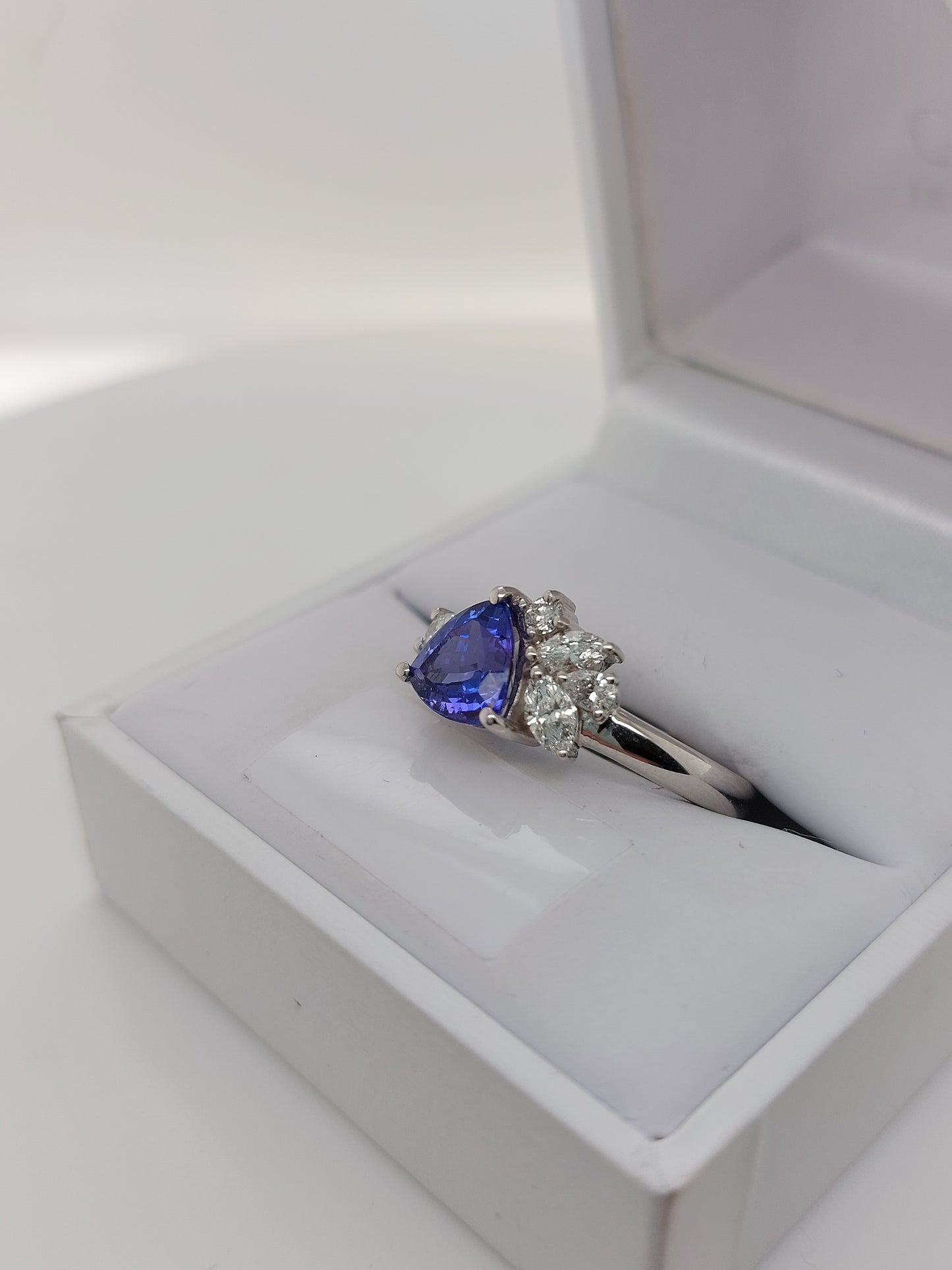 Tanzanite Trilliant Ring