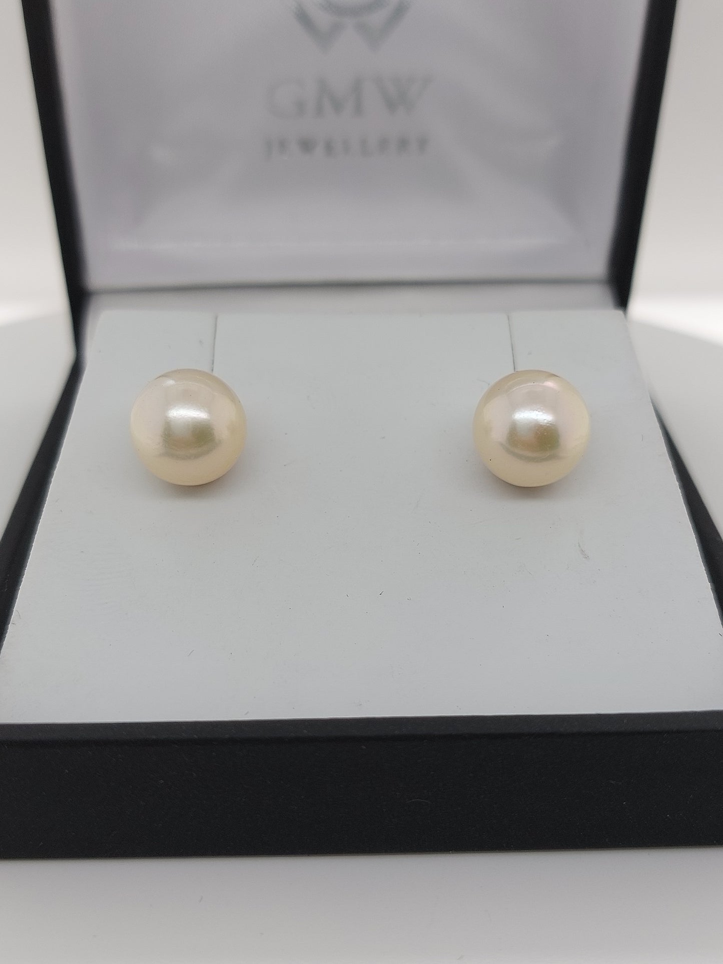 Gold Akoya Pearl Studs