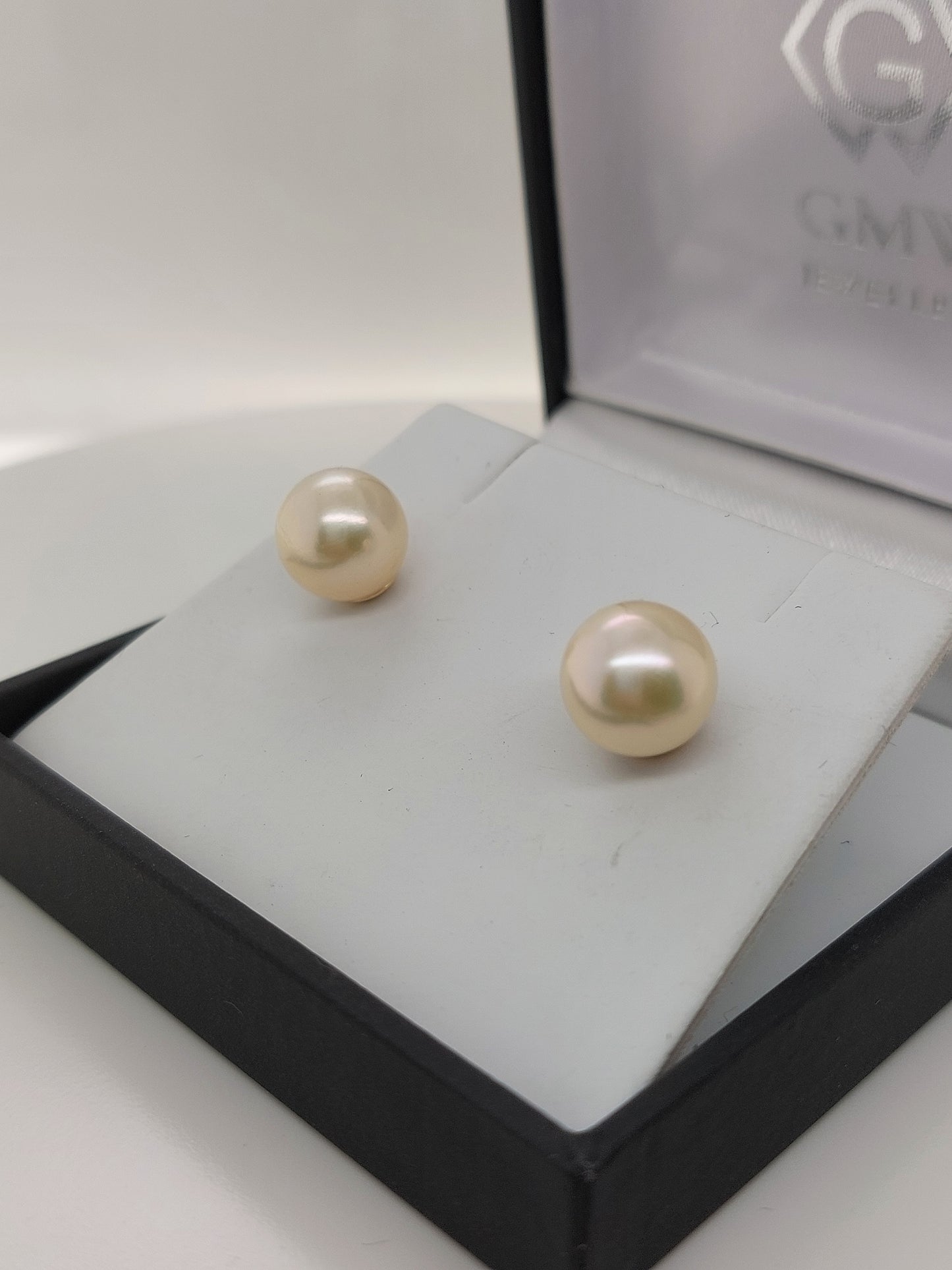 Gold Akoya Pearl Studs