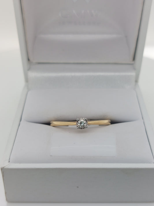 4 Claw Solitaire Ring