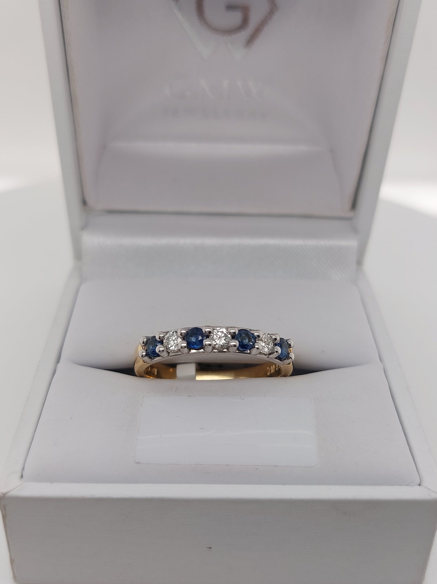 TT Sapphire & Diamond Ring