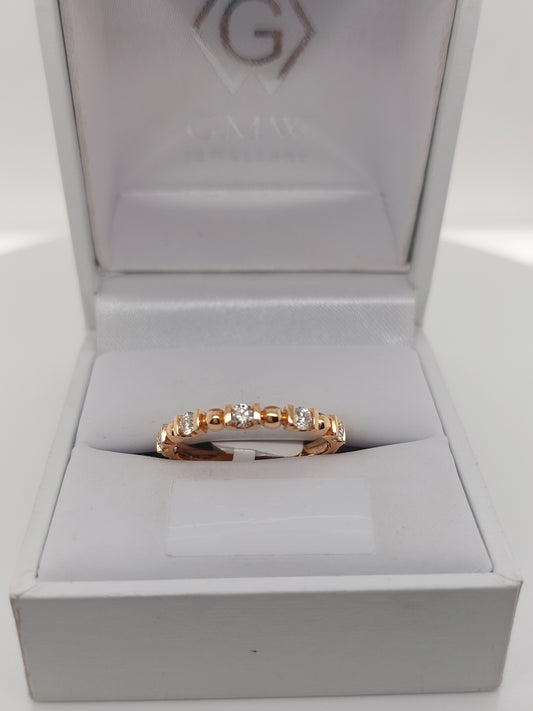 Rose Gold Diamond Ring