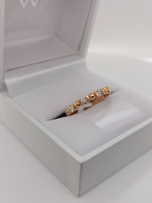 Rose Gold Diamond Ring