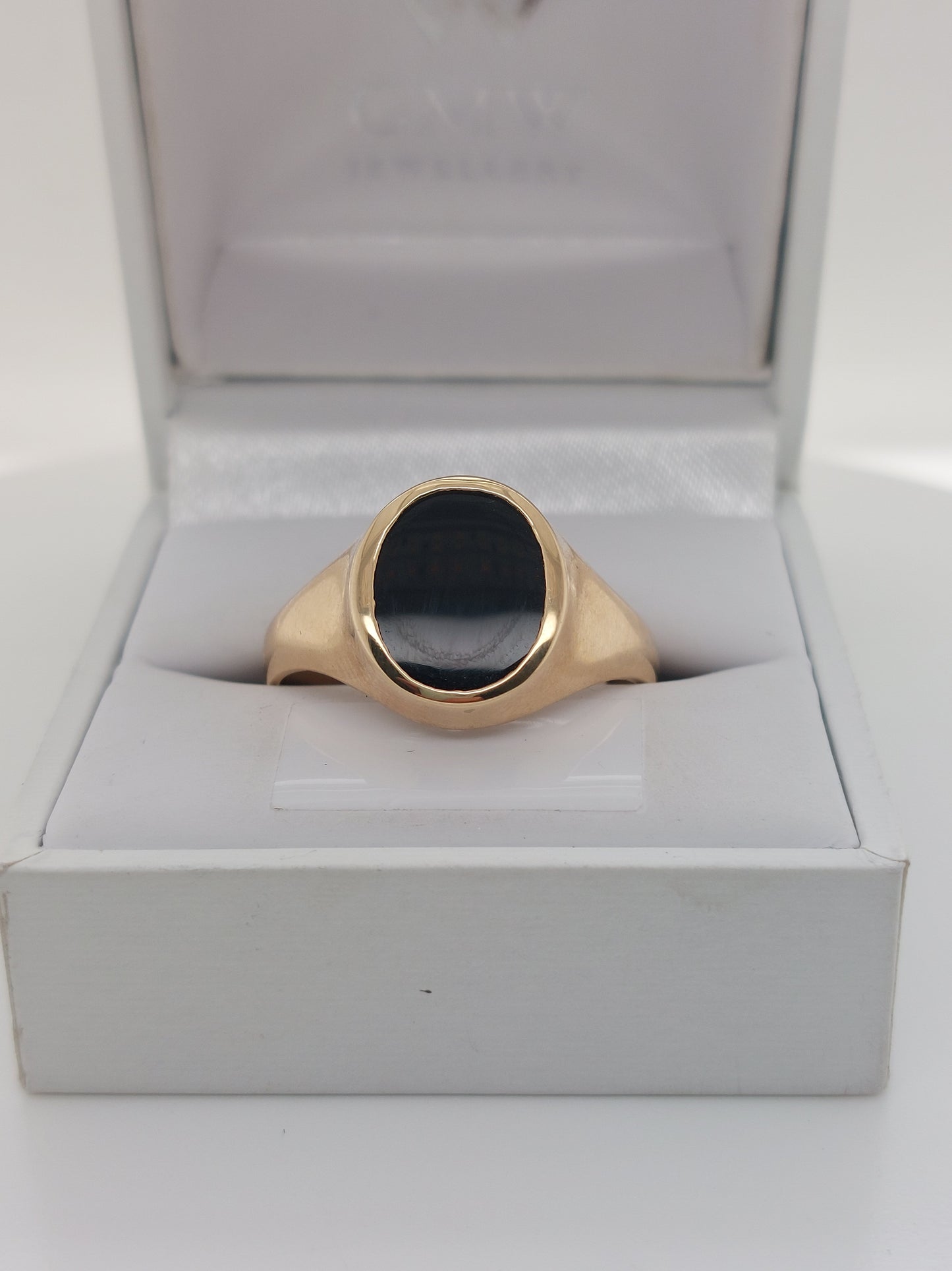 Black Onyx Signet Ring