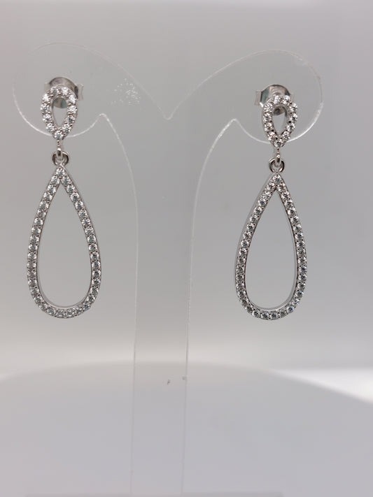 Double Teardrop Earrings