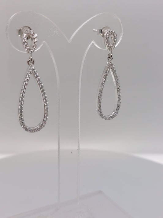 Double Teardrop Earrings