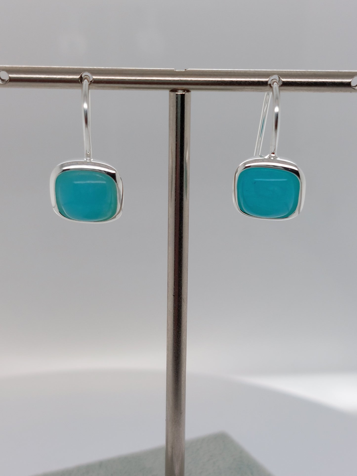 Aura Silver Amazonite Earring