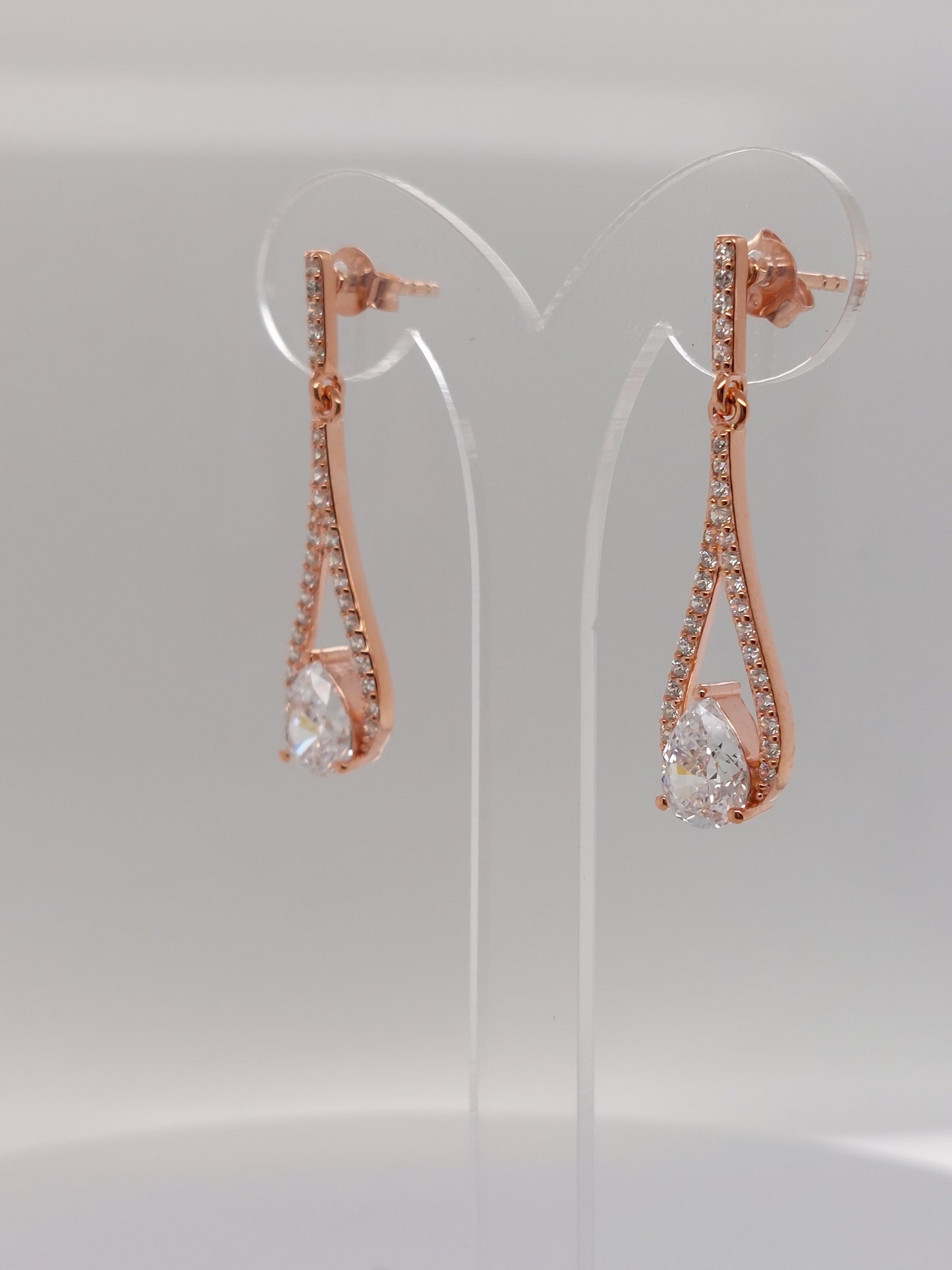 Rose Teardrop Earring