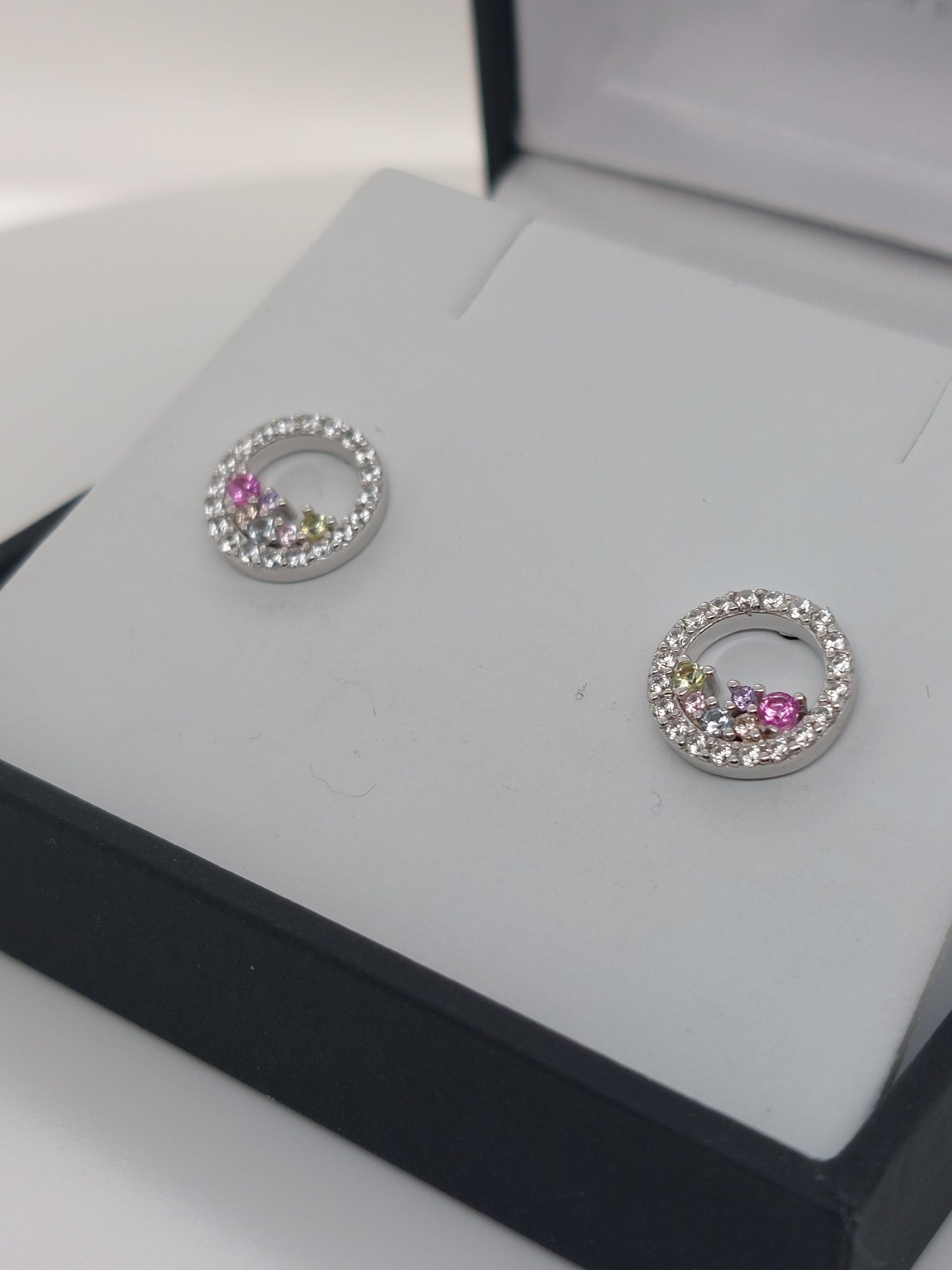 Pastel Circle Studs