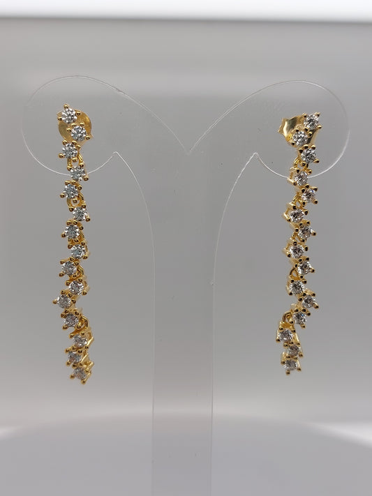 Yellow Staggered Drops