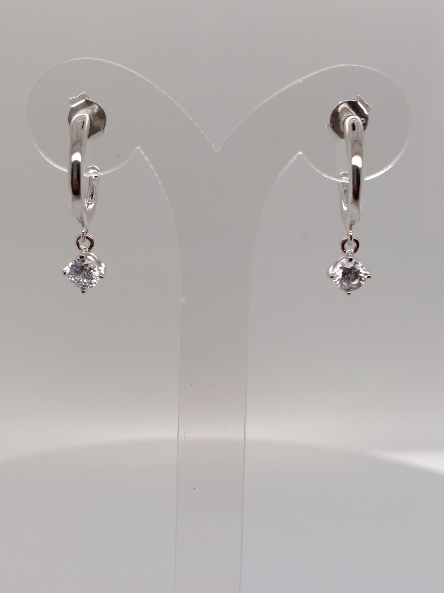 CZ Drop Earrings