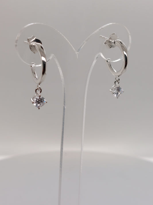 CZ Drop Earrings