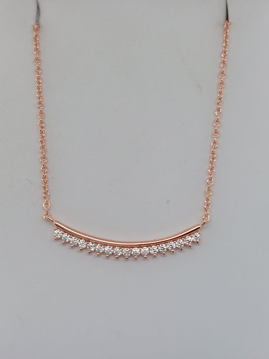 Rose Bar Necklace