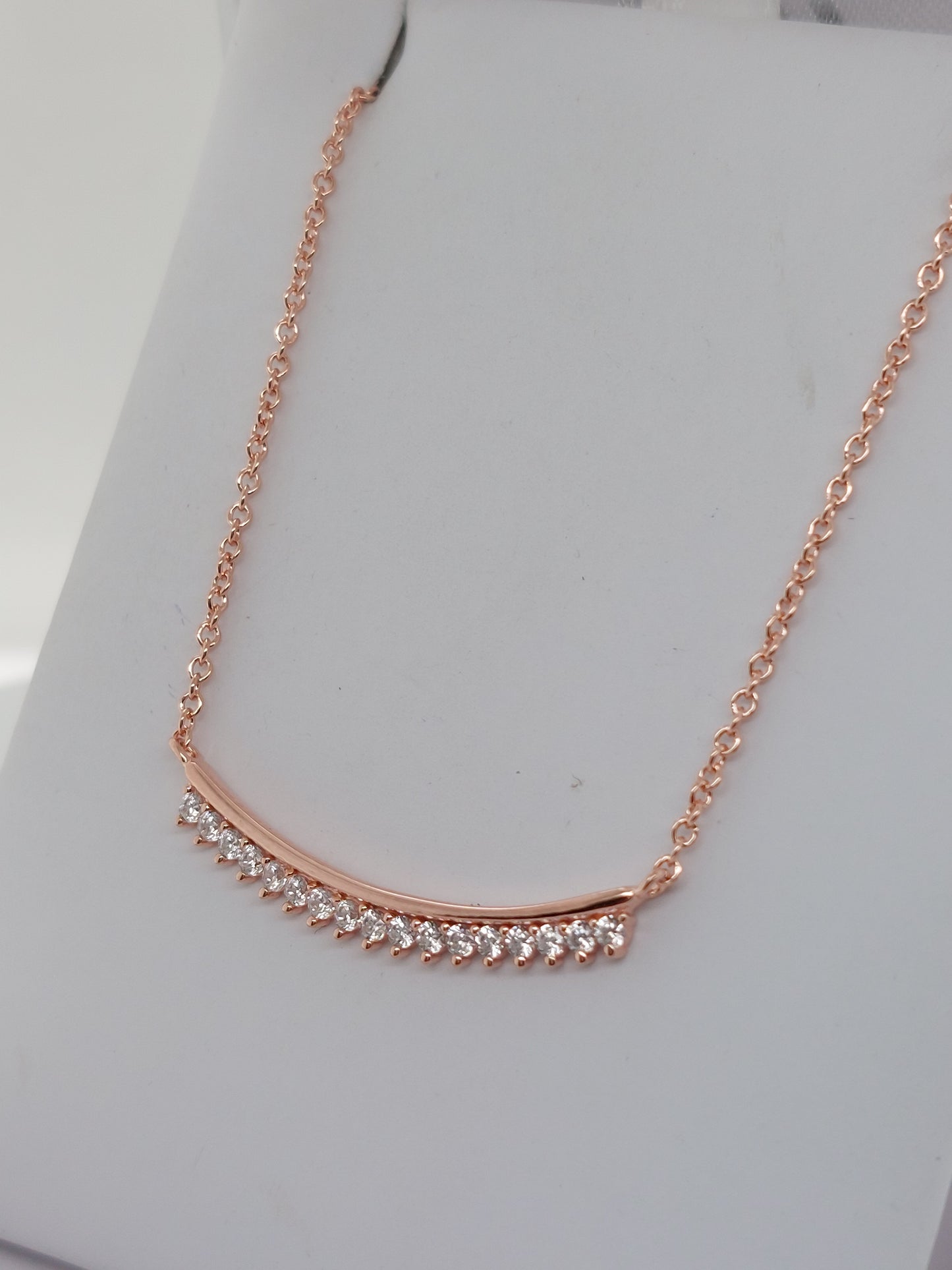 Rose Bar Necklace