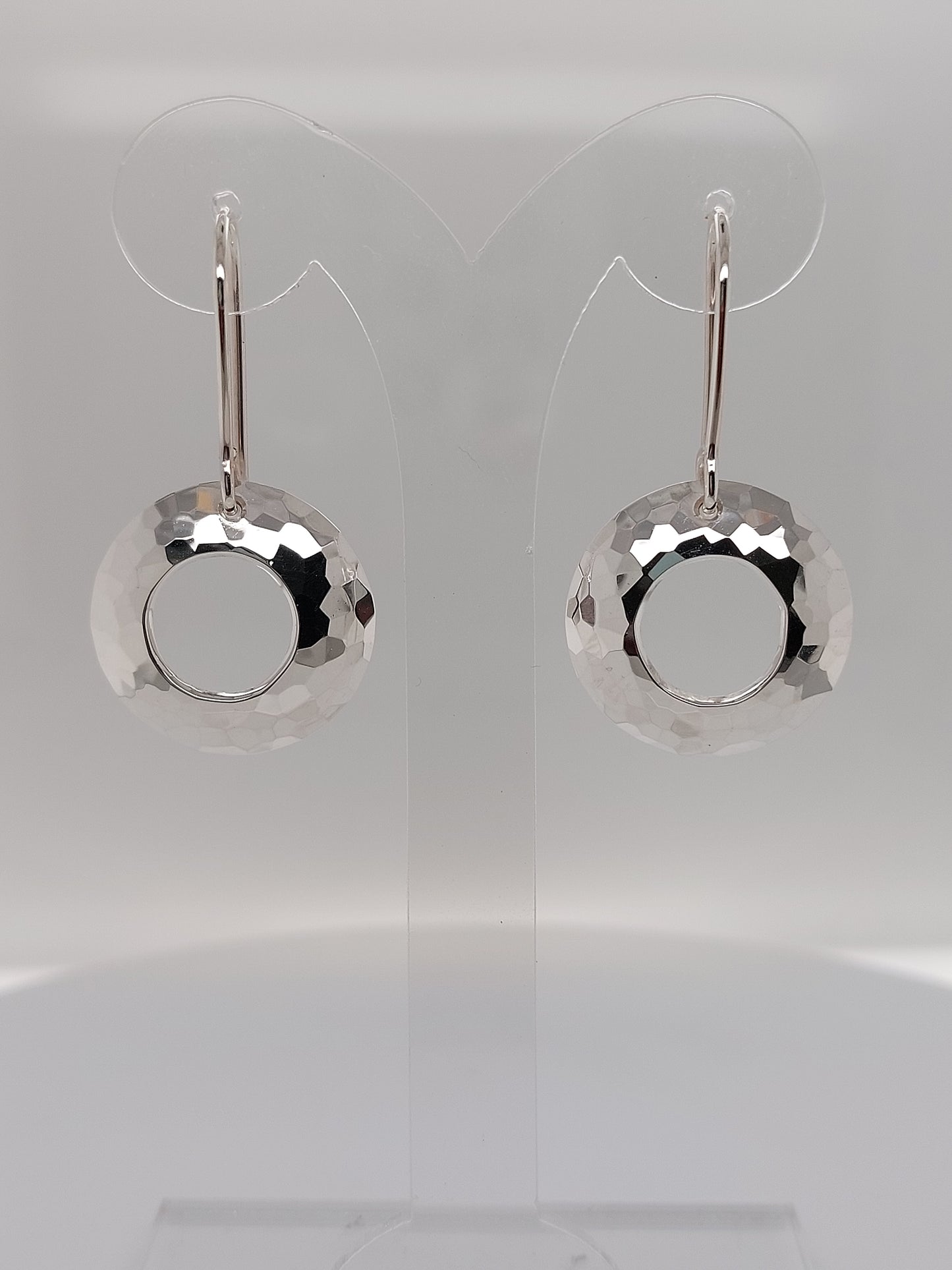 Handcrafted cut-out Disco Earrings