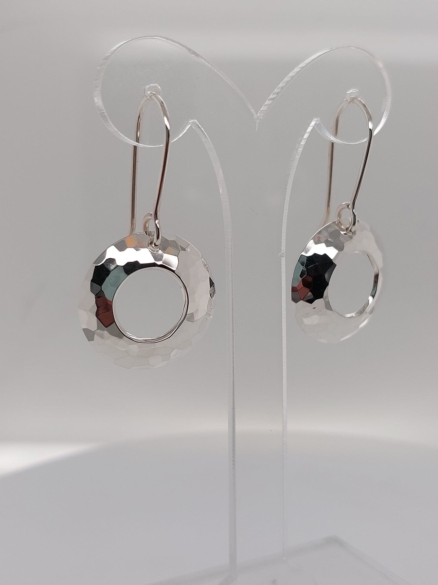 Handcrafted cut-out Disco Earrings