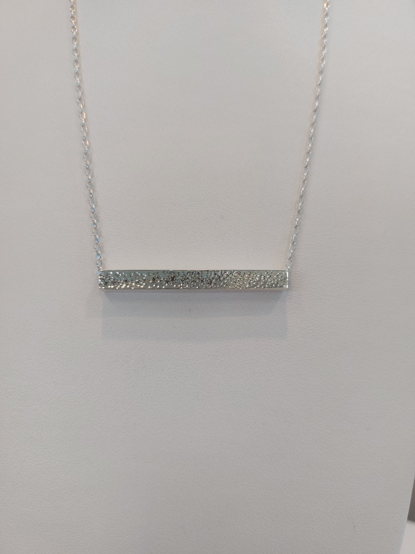 Textured Tube Necklace