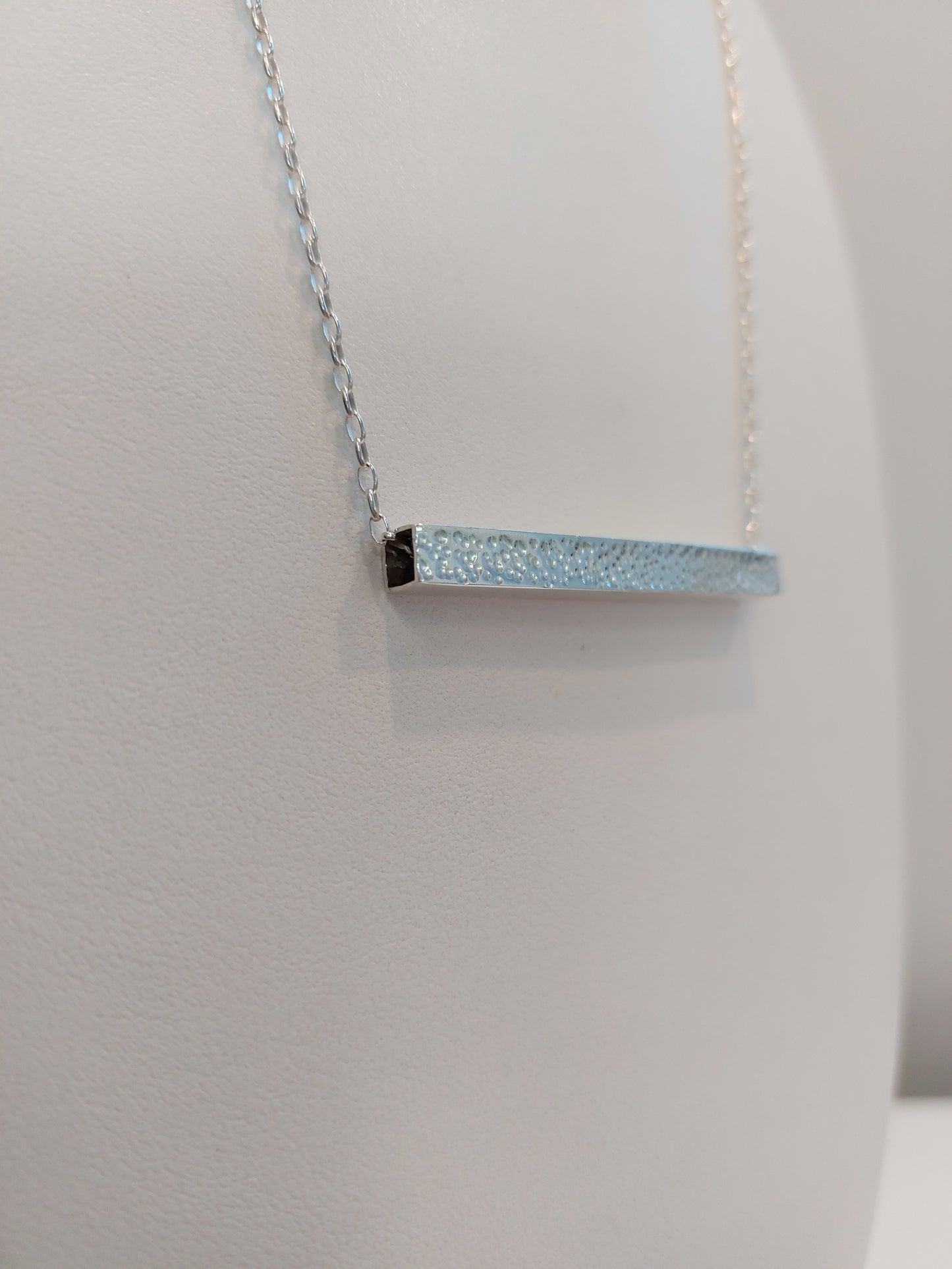 Textured Tube Necklace