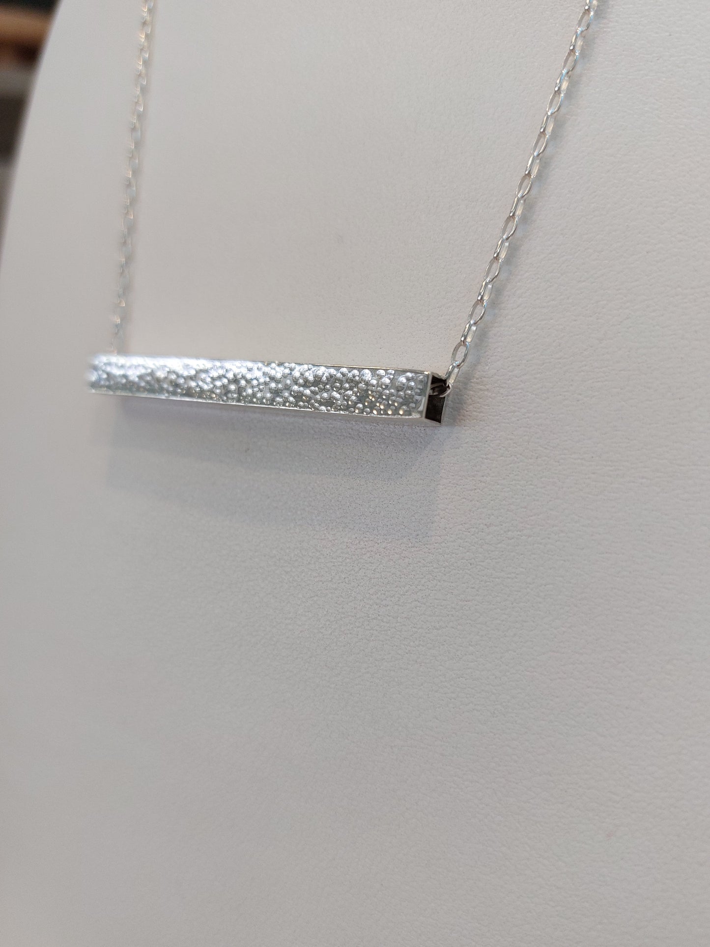 Textured Tube Necklace