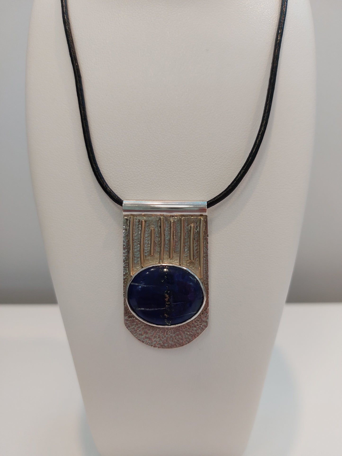 Two-Tone Lapis Pendant