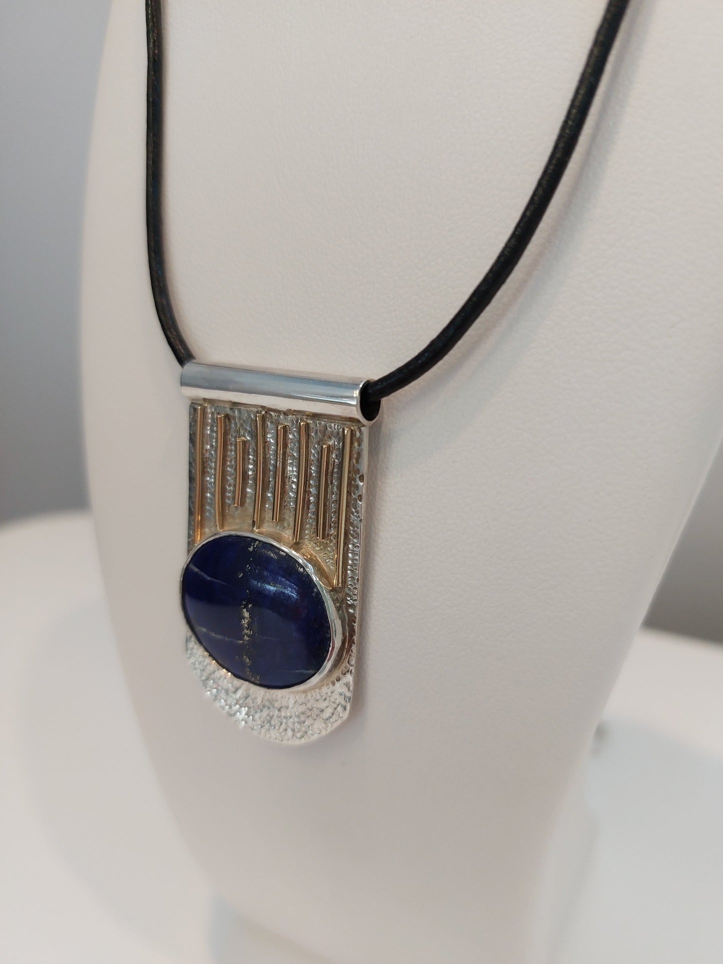 Two-Tone Lapis Pendant