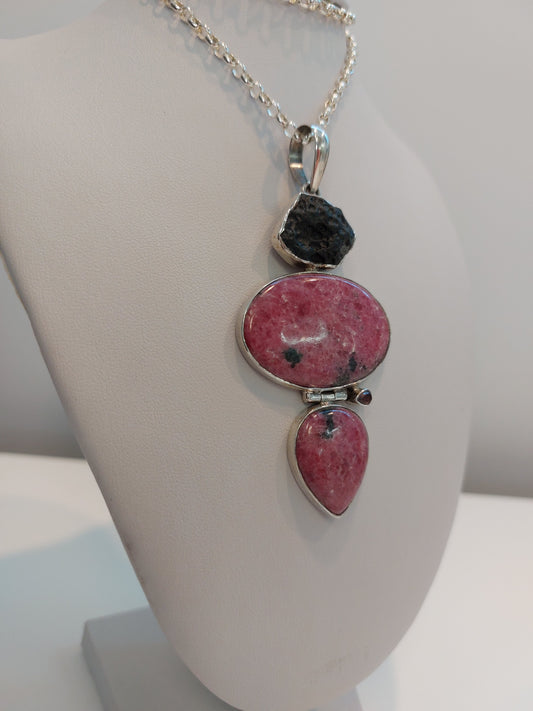 Rhodolite Pendant