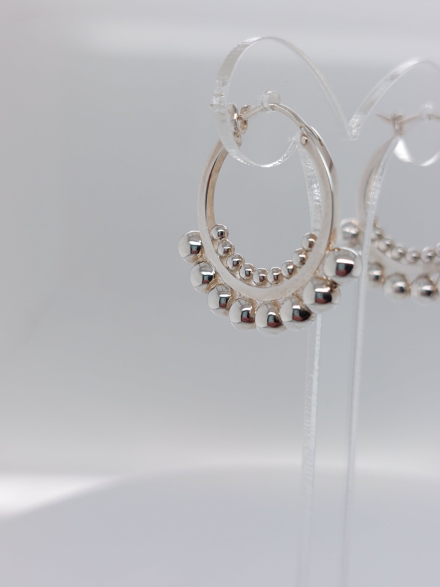 Beaded Hoops