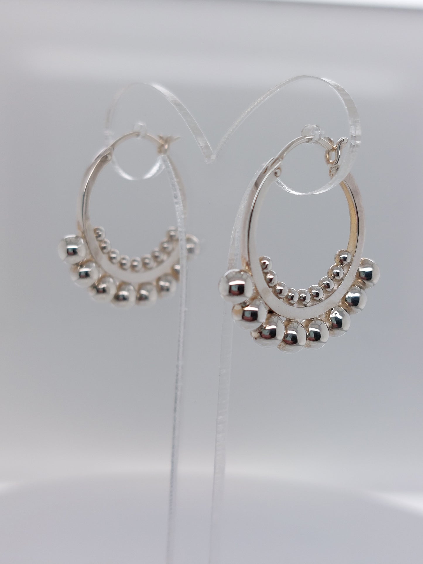 Beaded Hoops