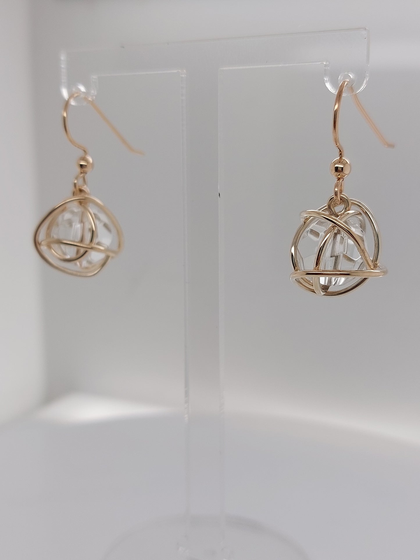 Glass Cage Earrings