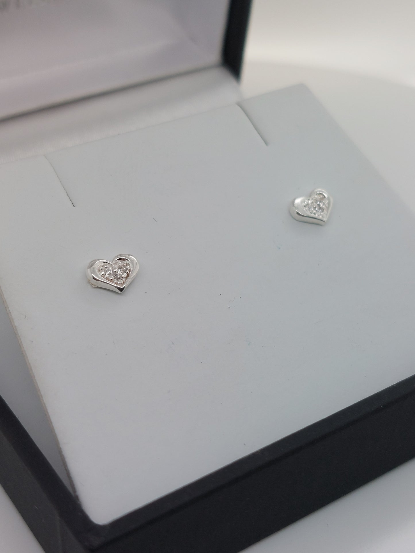 Heart CZ Studs