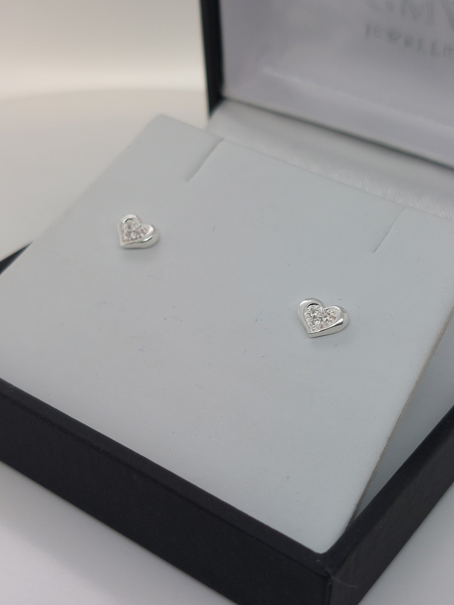 Heart CZ Studs