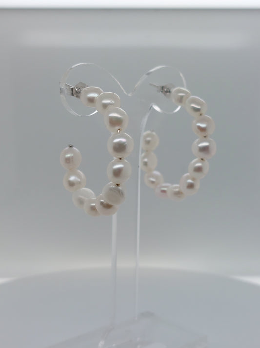 Pearl Hoops