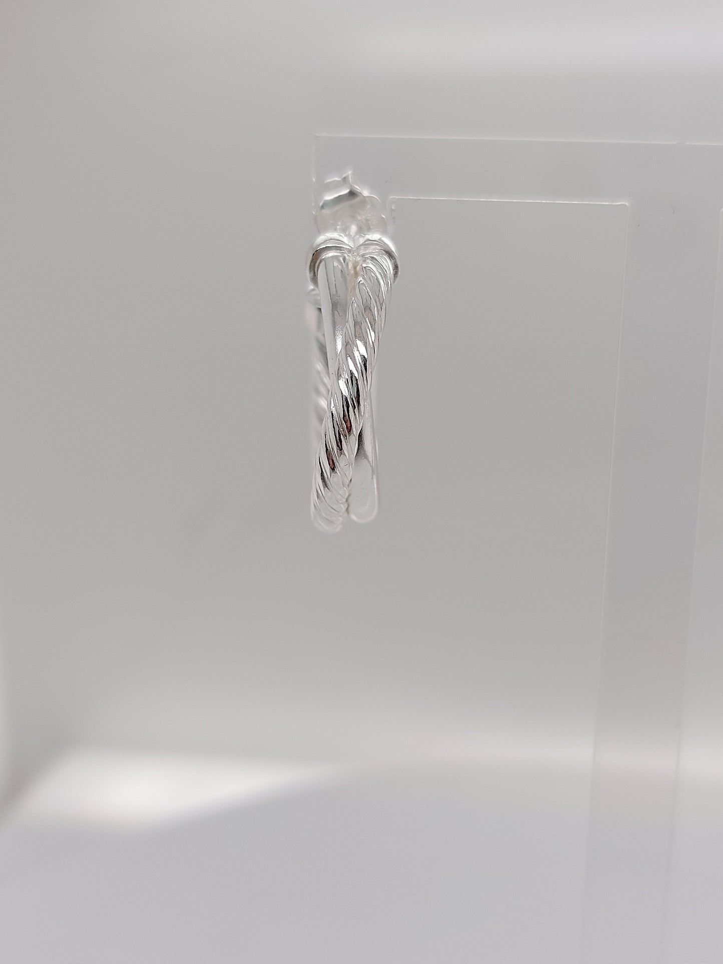 Double twisted Woven Earring