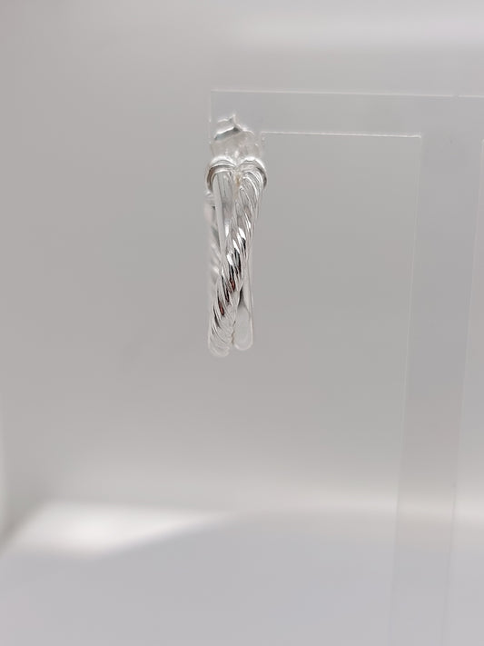 Double twisted Woven Earring