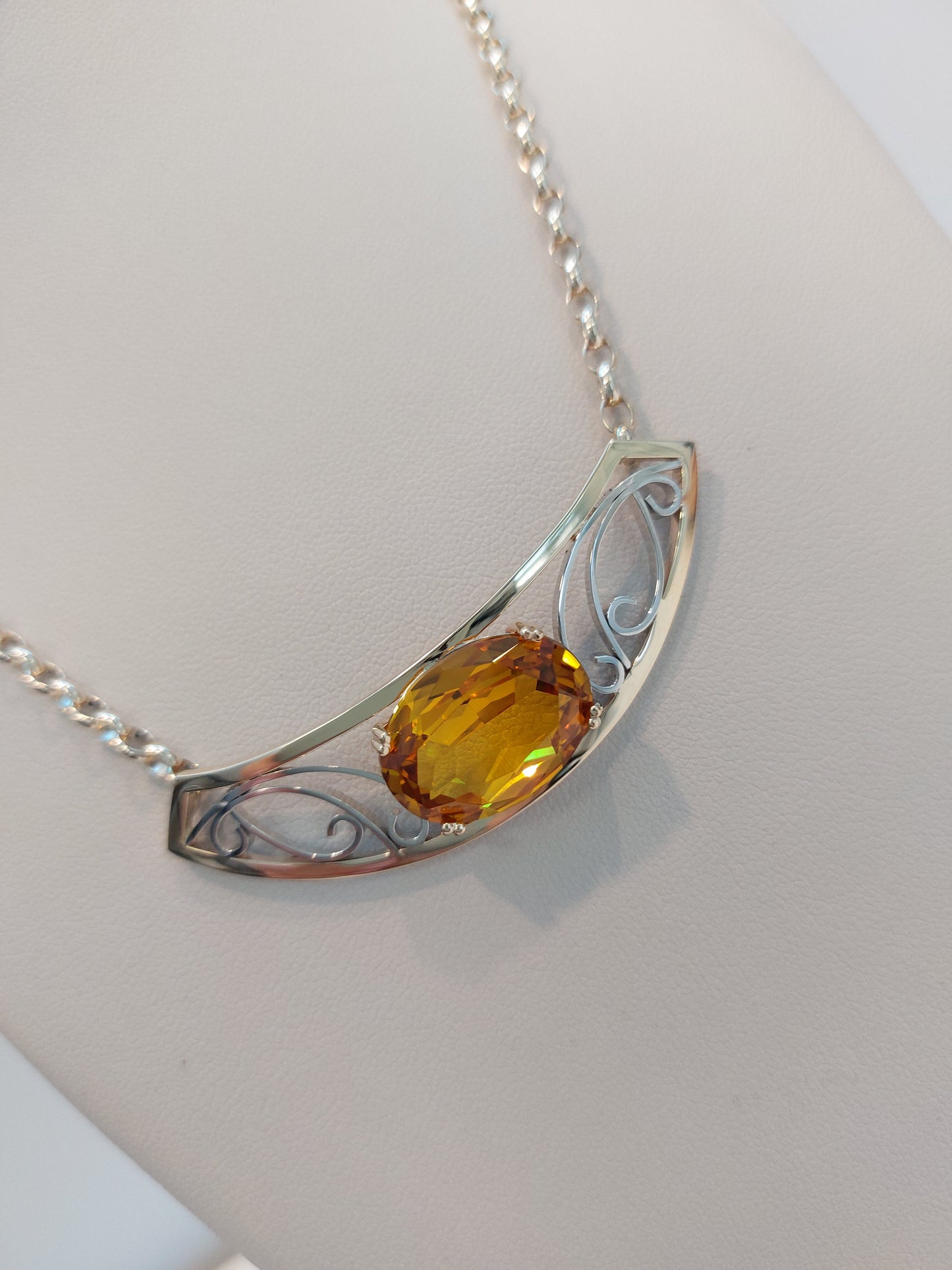 Golden Citrine Pendant