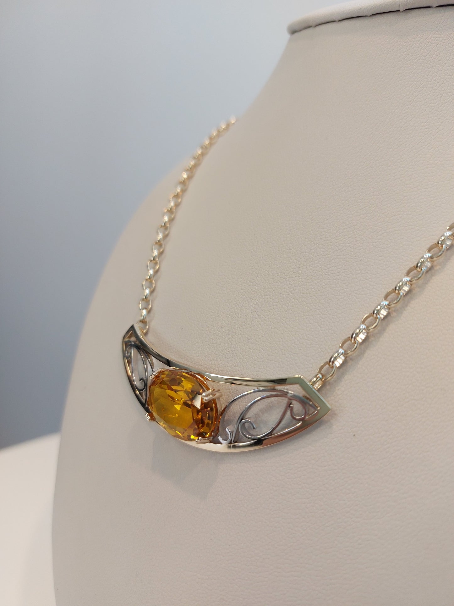 Golden Citrine Pendant