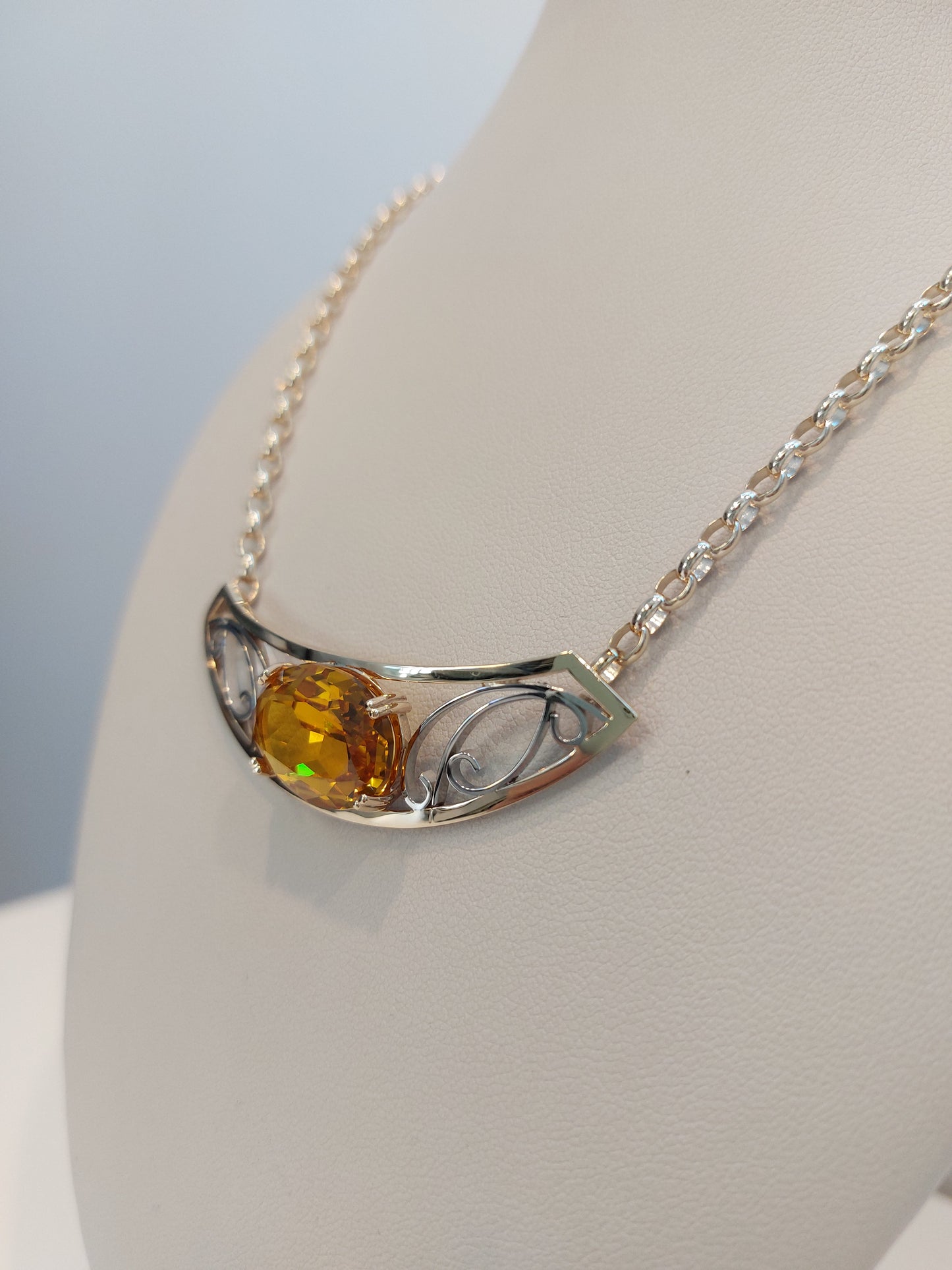 Golden Citrine Pendant